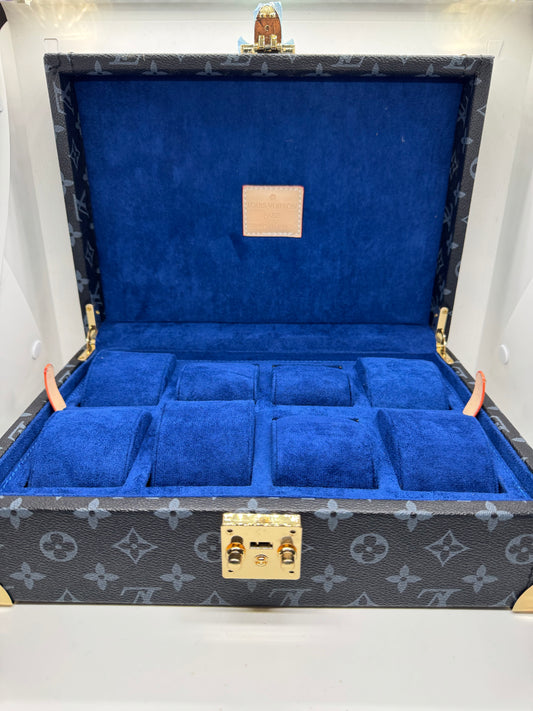 Louis Vuitton Blue 8 Time Piece Case